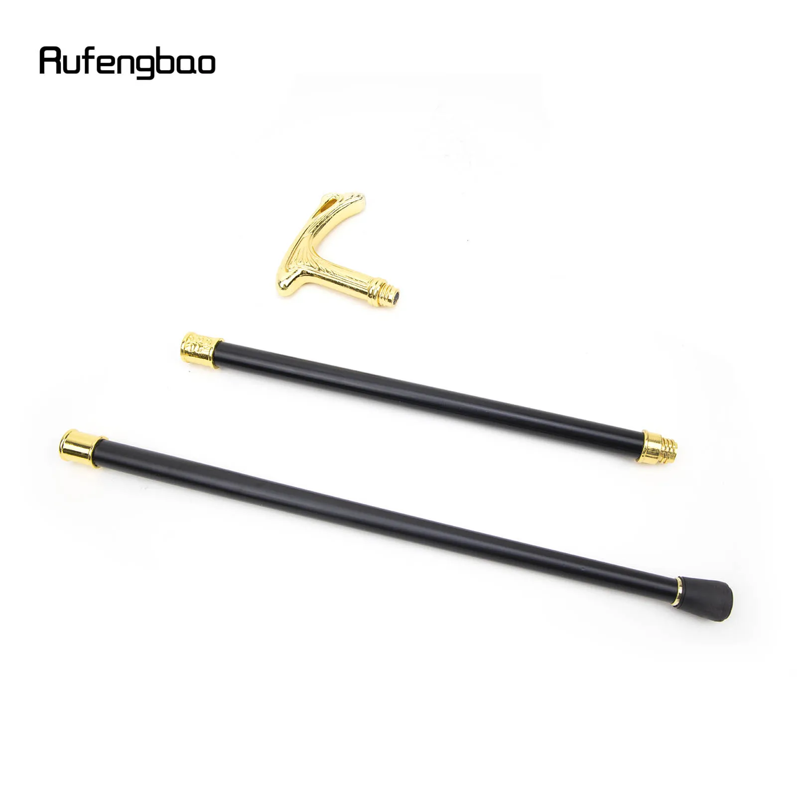 الذهب الفاخرة تدفق خط نوع عصا المشي موضة ديكور عصا للمشي شهم أنيقة تأثيري قصب مقبض Crosier 93 سنتيمتر