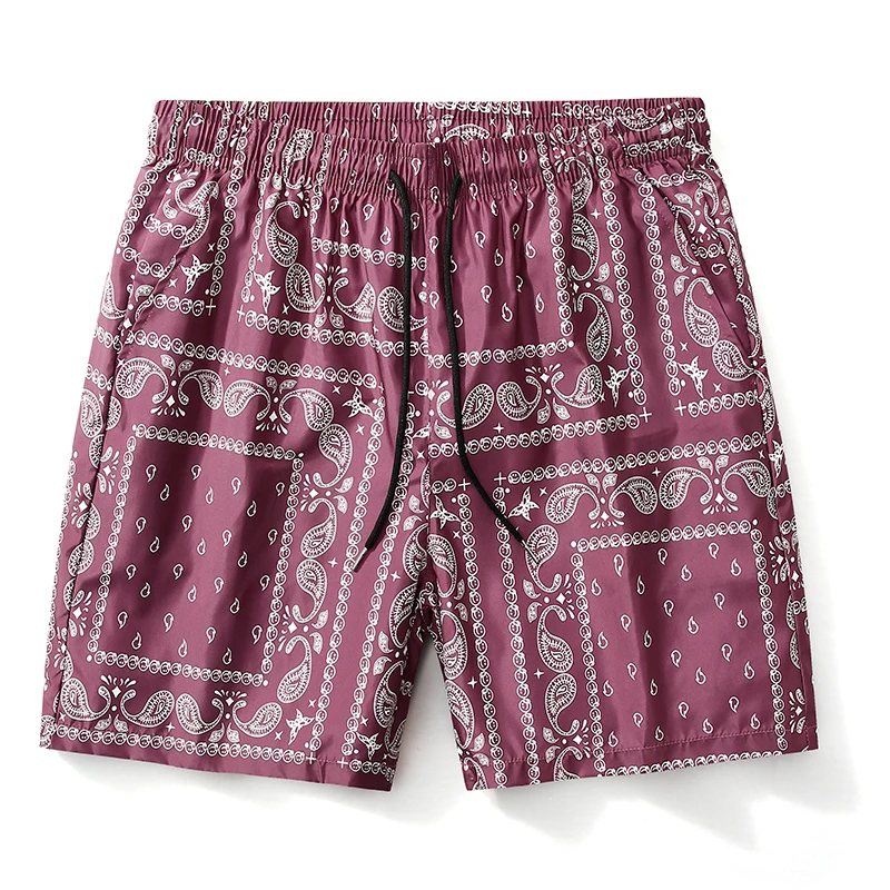 Nieuwe ManThin Stijl Sneldrogende Casual Shorts Buiten Losse Beweging Vijf Kwart Broek Zomer Effen Ijs Zijde Strand Shorts Man