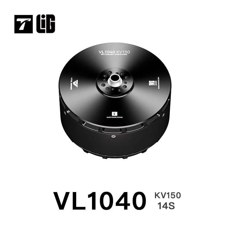 

Tmotor VL1040 KV150 Brushless Motor 45kg Thrust 14S VTOL Heavy Lift Industrial Drone Propulsion System IP45 Waterproof Efficien