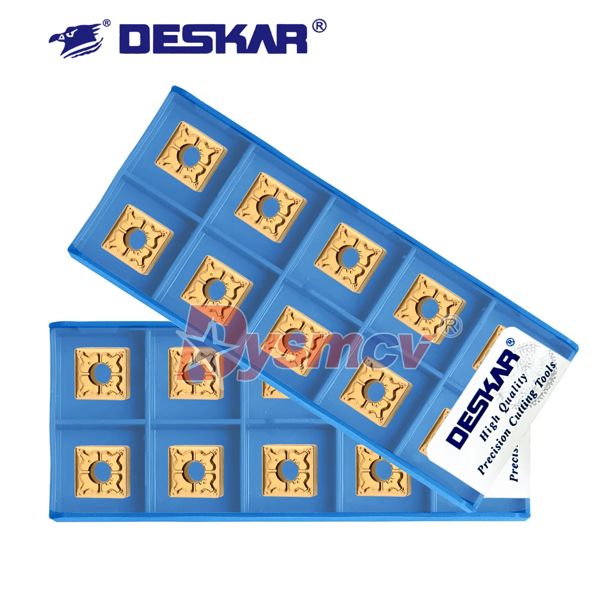DESKAR 100% Original CNC Lathe Outer Circular Slotting Tool SNMG120404-TM R/L-S SNMG190612-CV LF9018 Yellow Steel Square Inserts