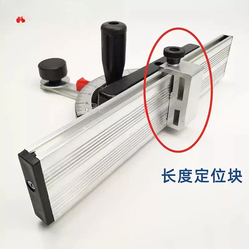 

Прецизионная линейка для позиционирования угла пилы, длина 60 см, подложка, деревообрабатывающее угловое позиционирование