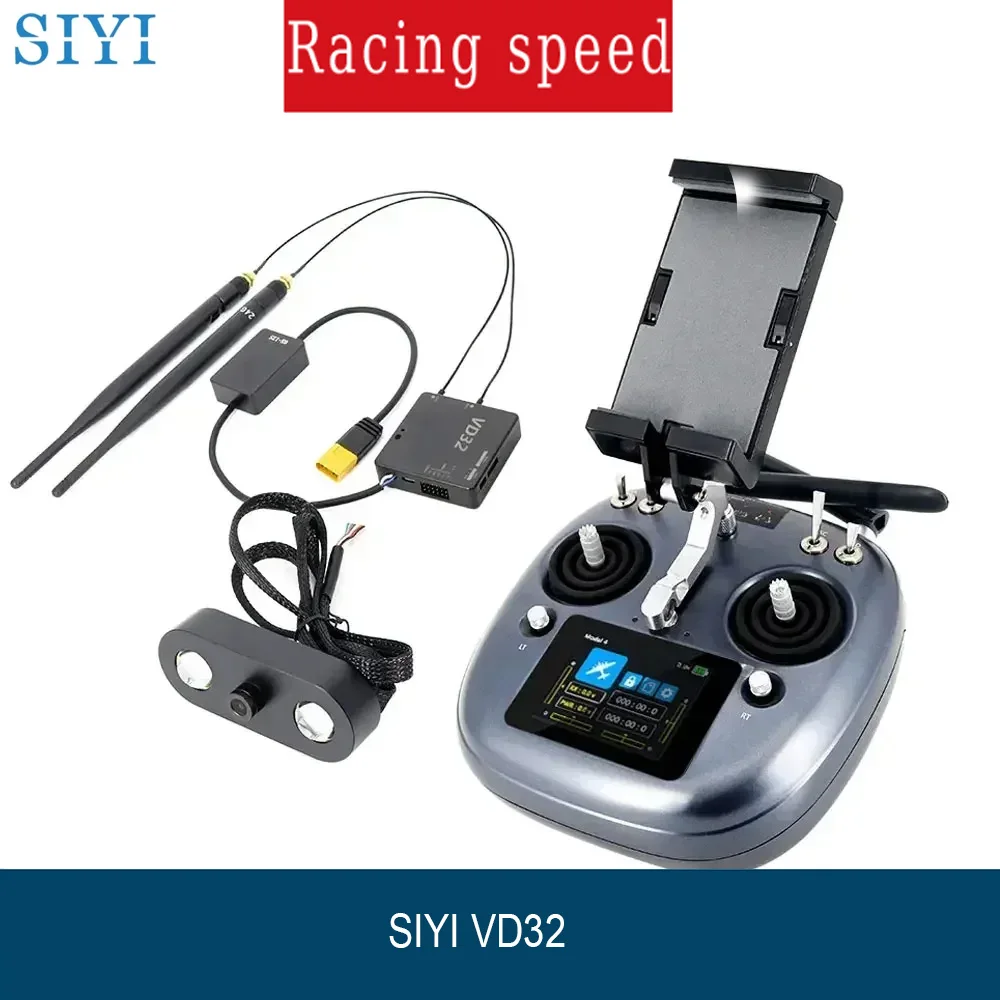 

VD32 Agriculture FPV Remote Controller with Bluetooth Datalink Touchscreen IP67 Camera for Spraying Drone 16CH 2.4G 5KM FCC