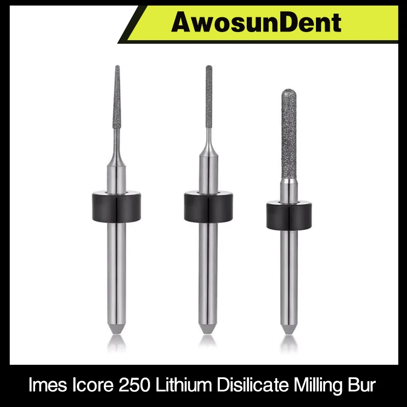 Imes Core 250I Machine Emax Milling Burs Glass Ceramic Lithium Disilicate Coating Burs Dental Milling Bur Cutter Cutting Burs