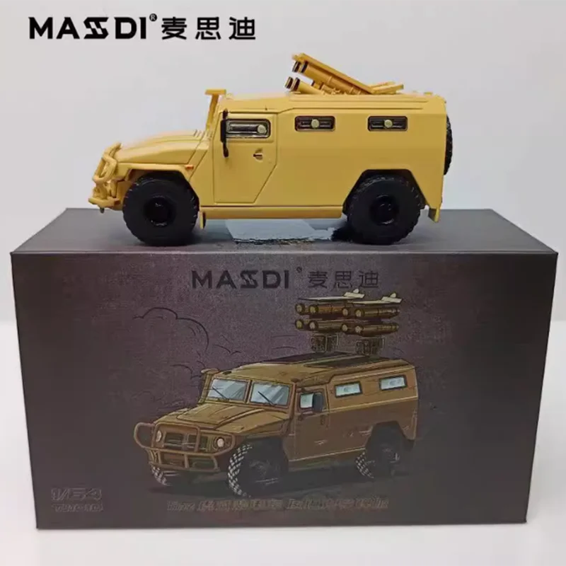 

MASSDI масштаб 1:64 газ военный бронированный автомобиль ракеты моделирование игрушка из сплава Коллекционное украшение статическое украшение