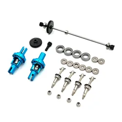 Wltoys 284131 284010   K969 K979 K989 K999 P929 Conjunto de rolamento diferencial de engrenagem de transmissão de metal 1/28 RC Car Upgrades Parts