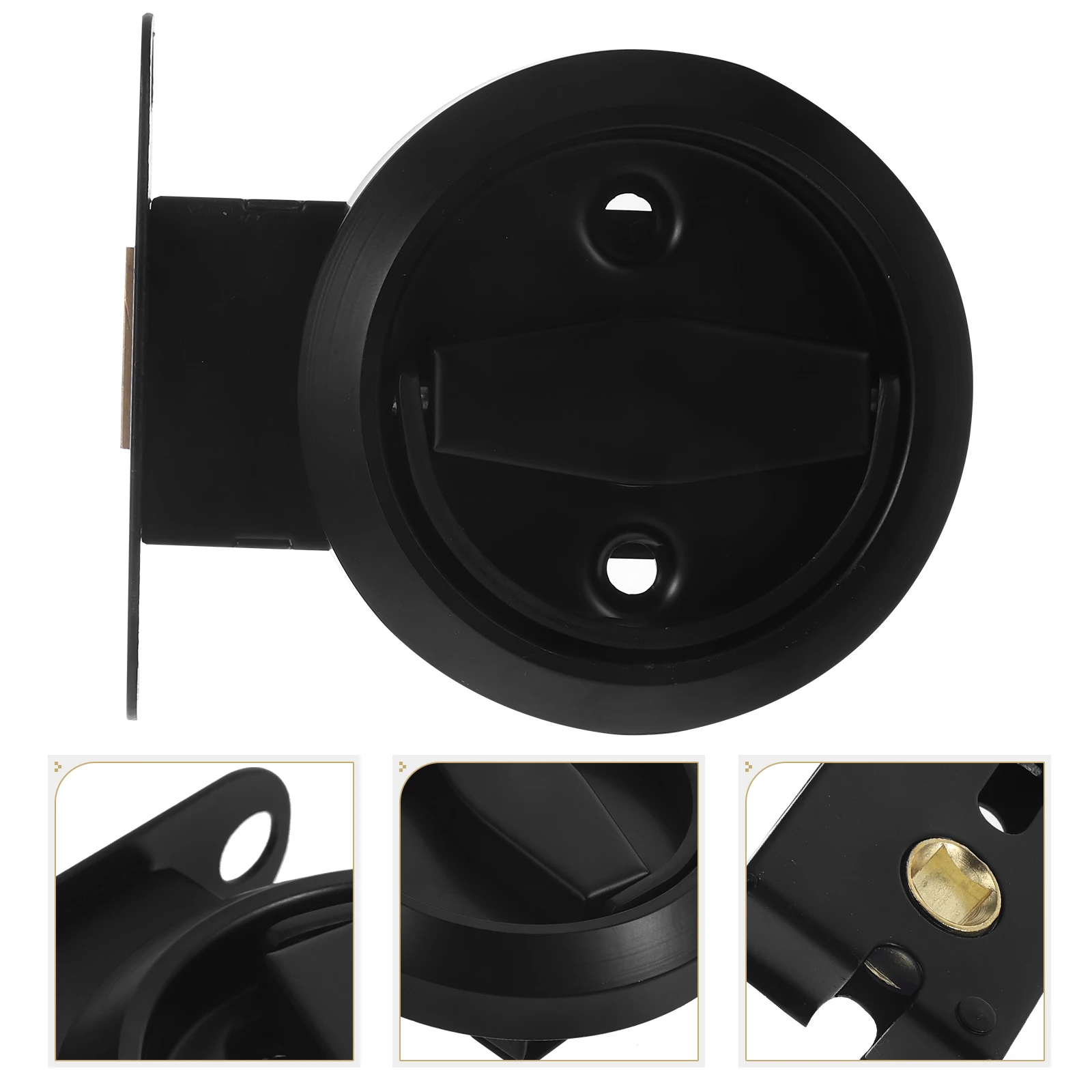 

Deluxe Pocket Privacy Set Hidden Recessed Stainless Steel Sliding Door For Left Right Handed Doors Concealed Indoor Pull Ring