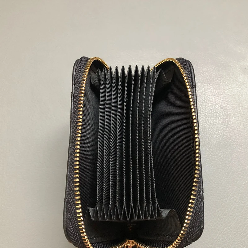 محفظة نسائية قصيرة بفتحات متعددة للبطاقات حامل لطيف موضة جلد طبيعي محفظة نسائية للعملات المعدنية السيدات سستة بطاقة المال C حقيبة Kpop اليابان