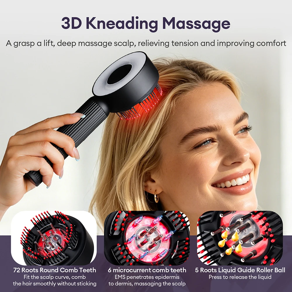 Electric Massage Comb Vibratio - Hair Care Essence recension och pris