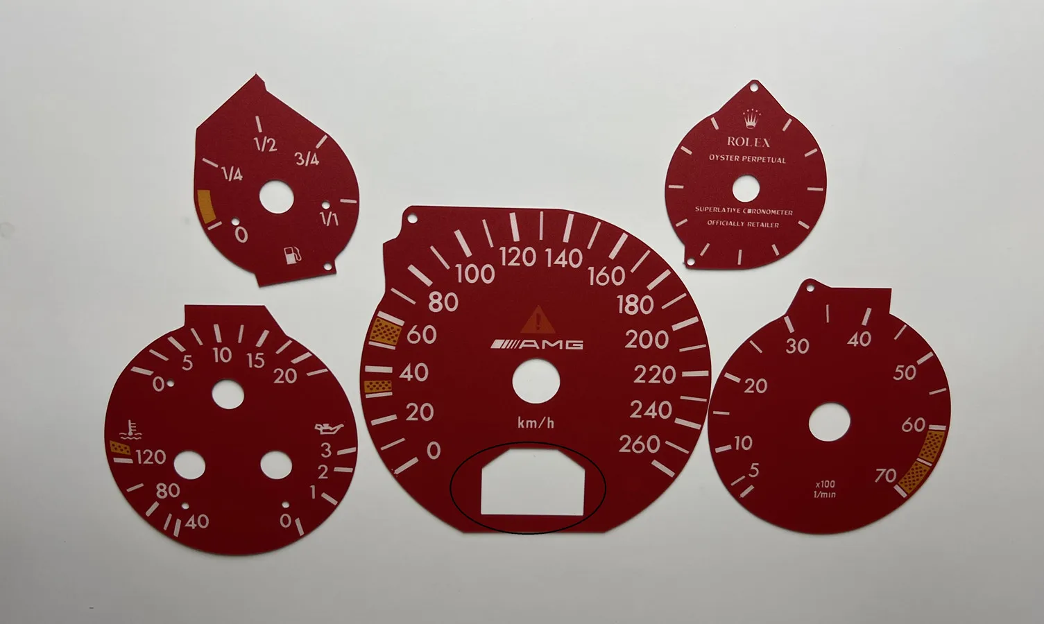 

Лицевые манометры для Mercedes SL R129, S-Class W140, CL140 Speedo Tacho, накладка на приборной панели 260 км/ч