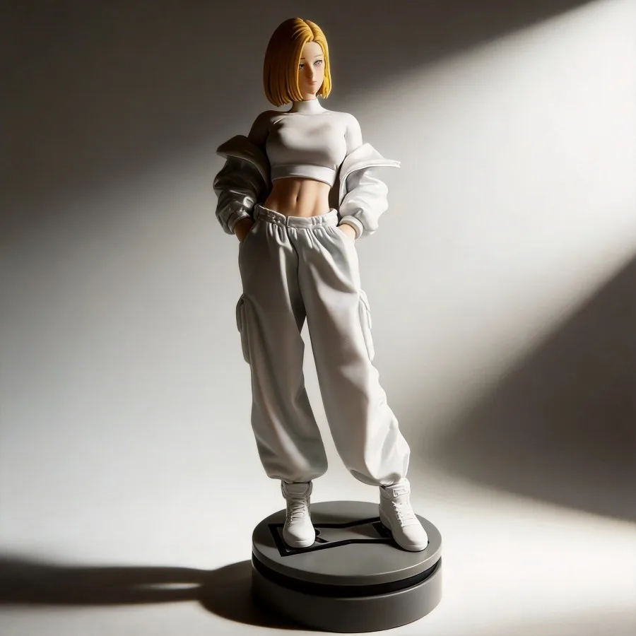 

Dragon Ball Android 18 Anime Figure 27cm Collectible Figure Model Statue Gift for Home Office Decoration