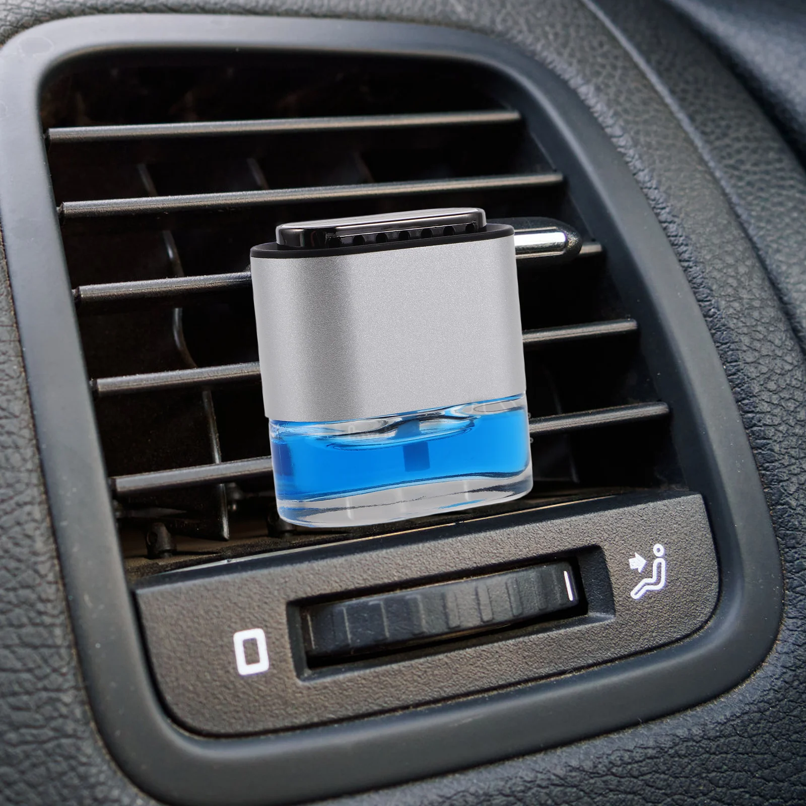 

1PC Car Air Freshener Aluminum Alloy Floral Scent Vent Clip Diffuser Compact Lasting Auto Fragrance Essential Oil