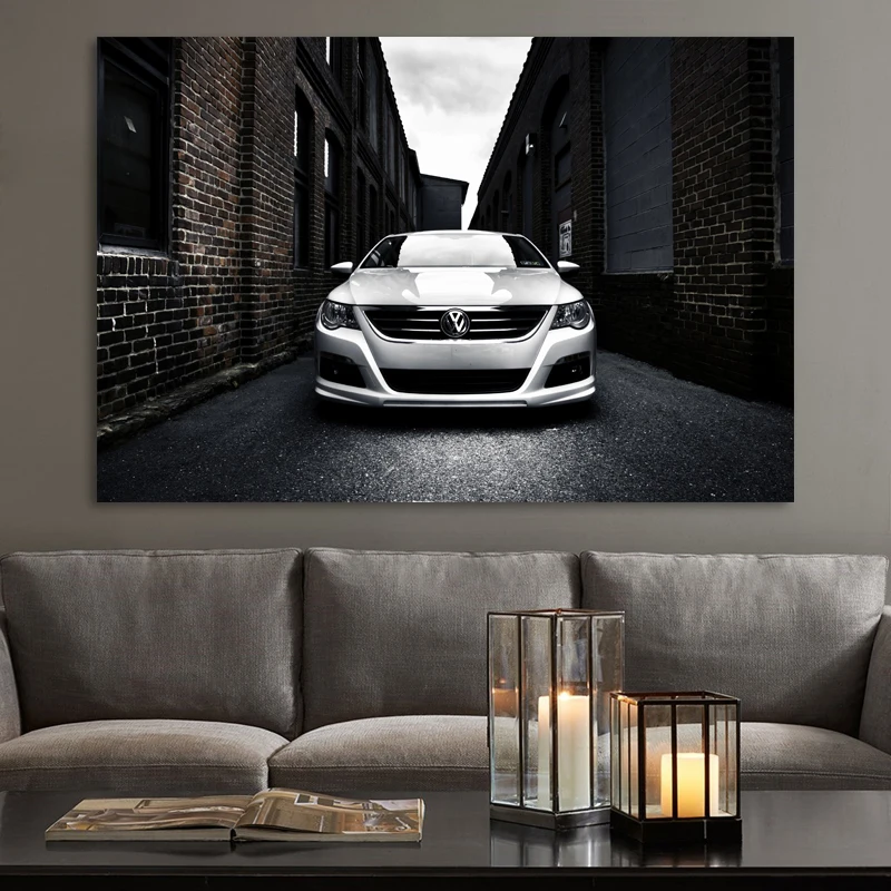 Supercar Golf Passat CC Car wallpaper Wall Art Posters and Prints Canvas Painting for Home Room Decor