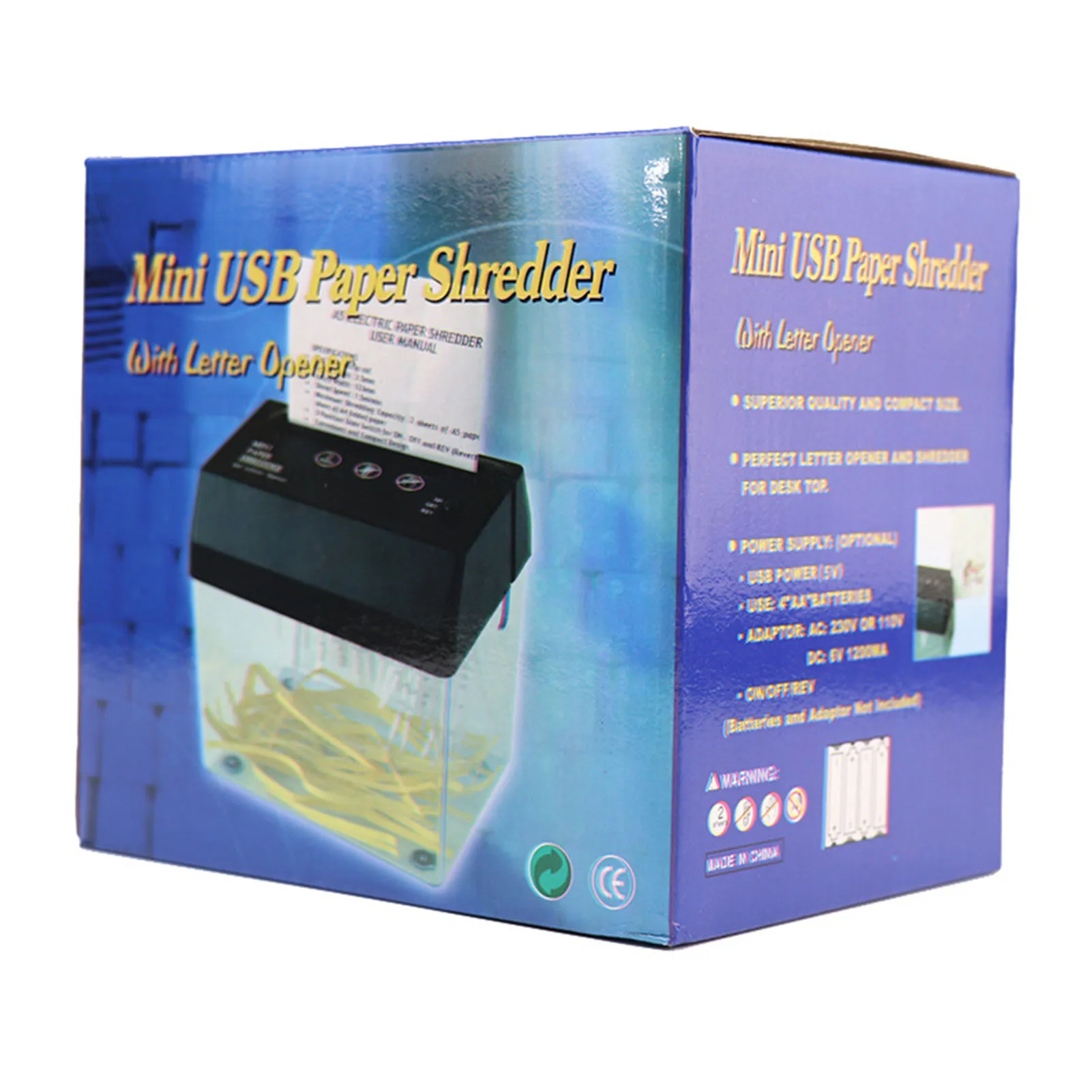 【Vendita】 Mini taglierina di carta elettrica con alimentazione automatica per carta USB A6 per ufficio scuola