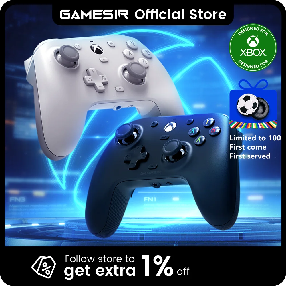 GameSir G7 HE Xbox Gaming Controller Hall Effect Gamepad for Xbox Series X, Xbox Series S, Xbox One, Steam and Windows PC