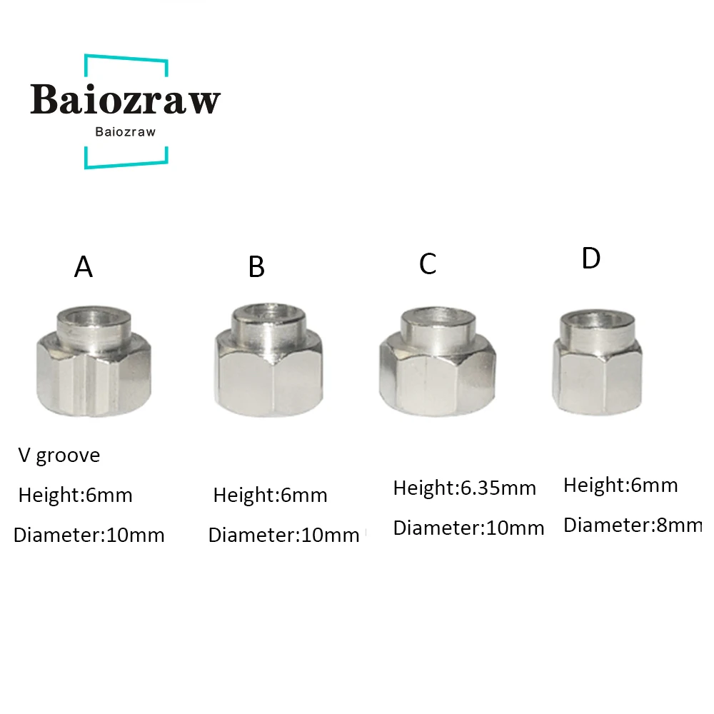 

3D-принтер Openbuilds Эксцентриковая втулка V Wheel Эксцентриковая изолирующая гайка V-Slot из углеродистой стали с никелированным отверстием 5 мм