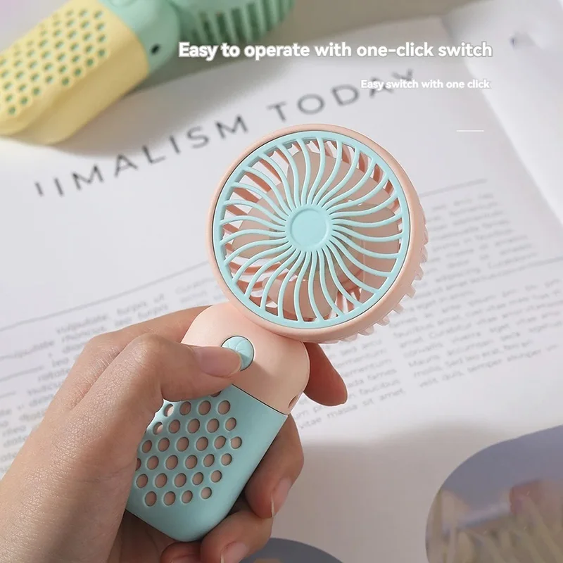 Электрический вентилятор, воздушный кулер, милый маленький студенческий портативный вентилятор охлаждения, портативный usb-зарядка, мини карманные ручные вентиляторы для кемпинга