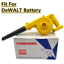 Misura per Dewalt 20V batteria soffiatore e aspirapolvere senza fili 2 in 1 collettore elettrico per Computer Dust Leaf Duster Power Tools