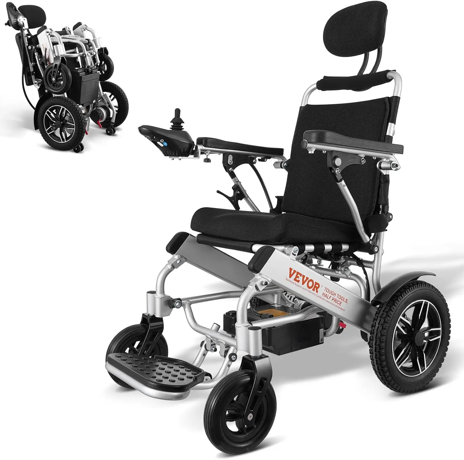 

Electric Wheelchair for Adults Seniors 300 lbs Weight Capacity 17 7 in Width Lightweight Foldable Motorized Power Wheelchairs