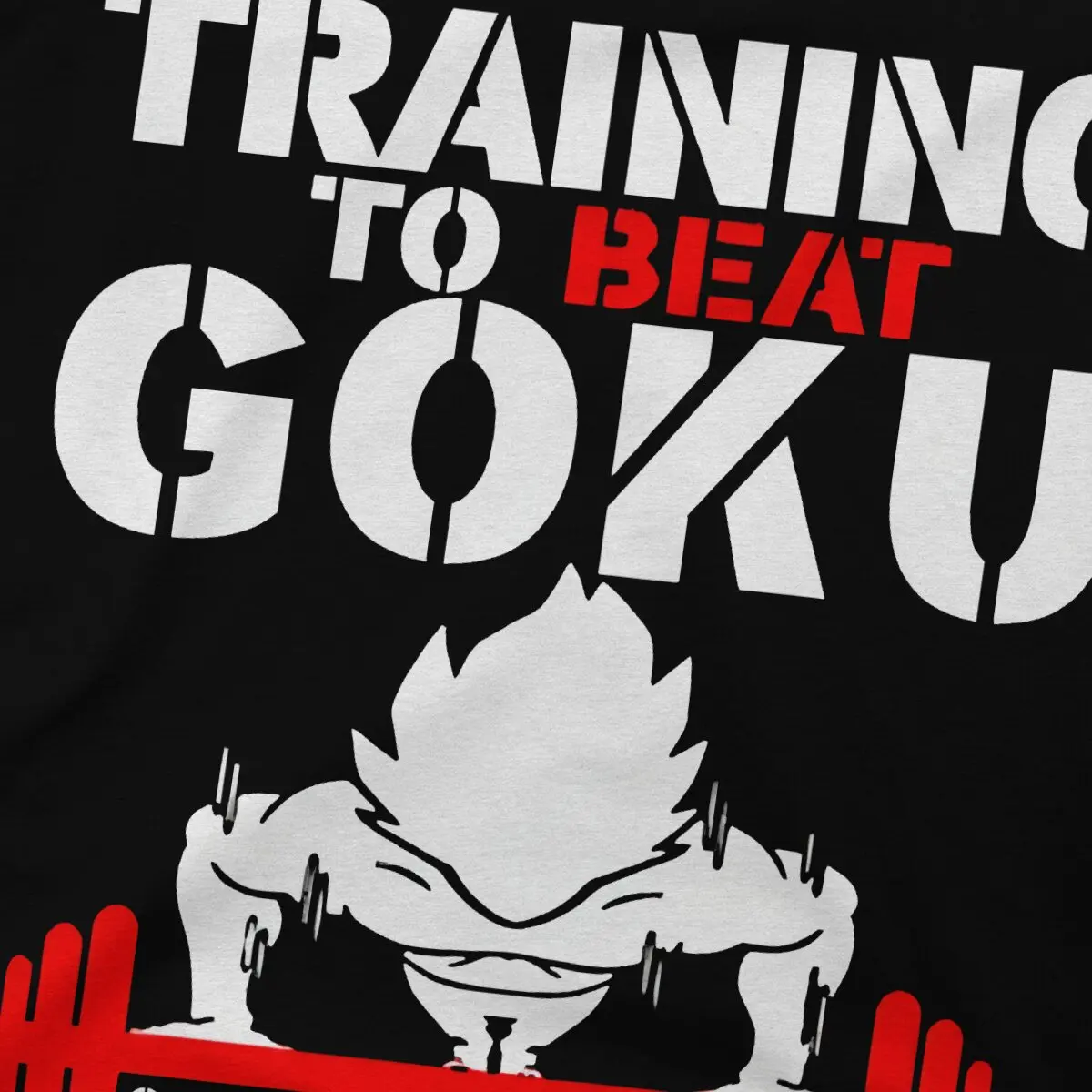 GYM Creative TShirt for Men Training To Beat Goku Or At Least Krillin Fitness Gym Round Collar Cotton T Shirt Distinctive Gift