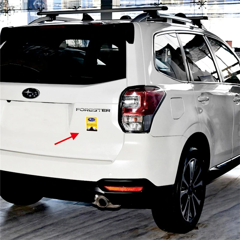 

Subaru Forester Outback XV Rear Tailgate Decal Car Sticker Triangle Window Glass Decal