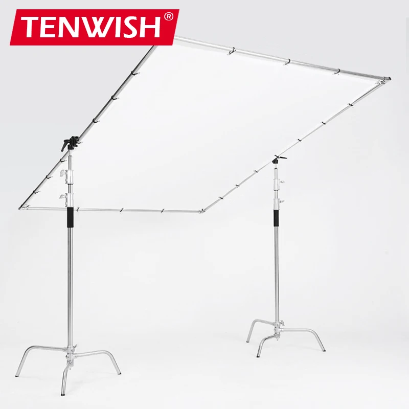 Panel difusor desmontable, pantalla de mariposa de difusión superior portátil, Kit de marco para estudio de fotografía, disparo de muebles