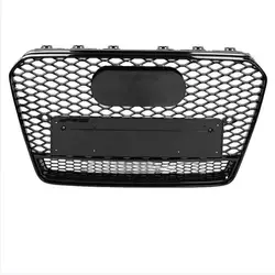 For RS5 Grill Racing Grills Front Hood Grille Car Front Bumper Grill Center Grille for Audi A5/S5 B8.5 2012-2016