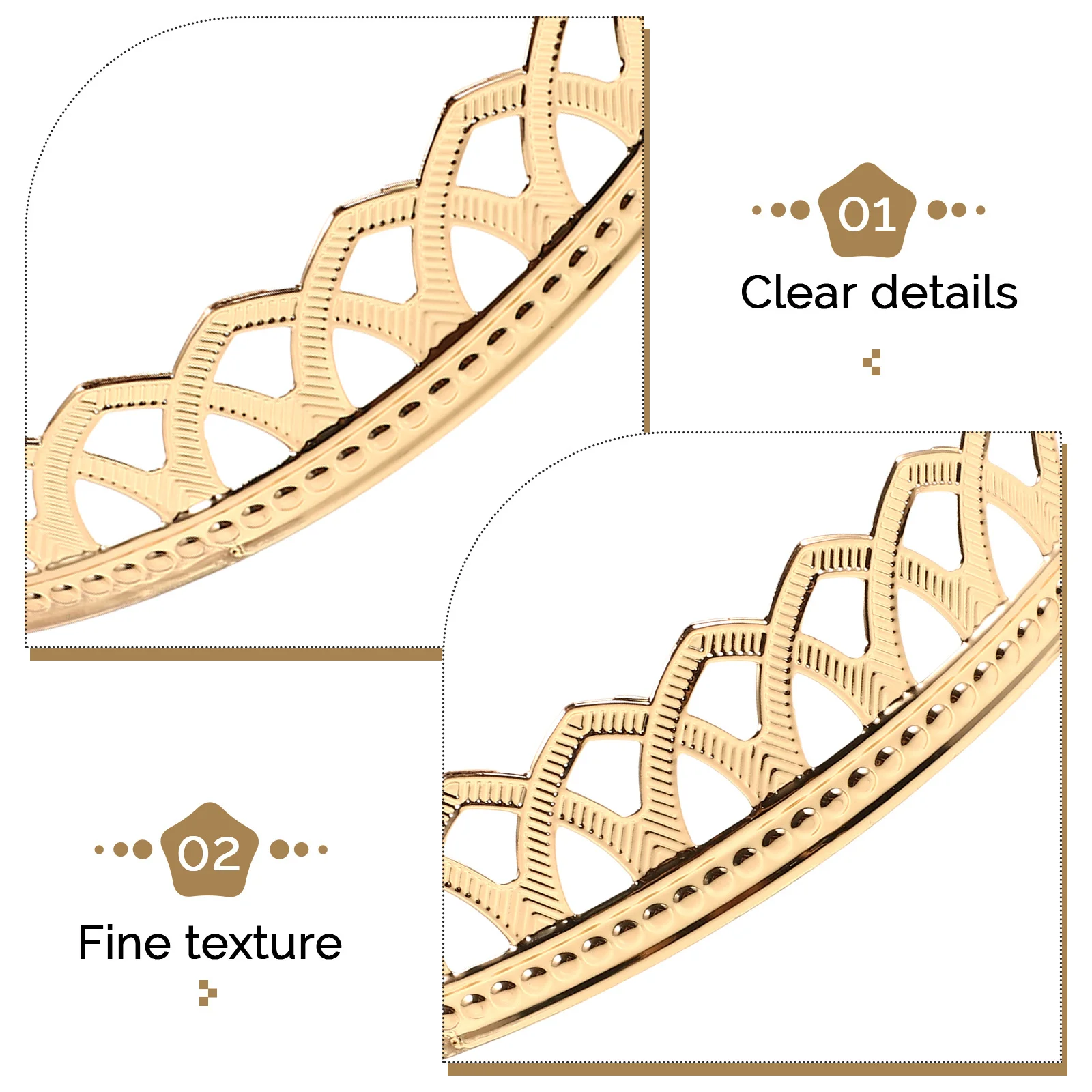 King Crown Vintage Retro Decorative Party Crown for Men Birthday Cosplay Prom Performance Costume Accessory Costume Crowns