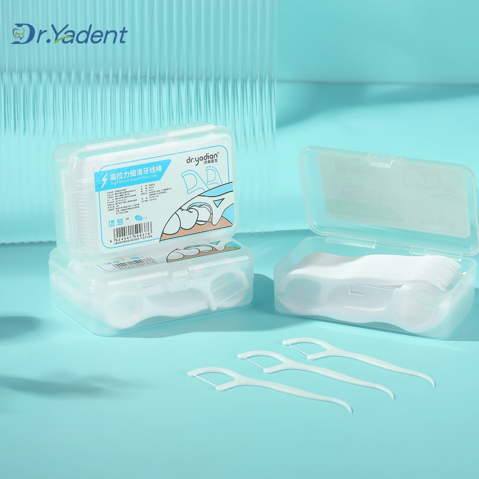 

Dr.Yadent Advanced Clean Floss Picks No Break & No Shred Floss, Natural Flavor&Easy Storage, 50 Count Per Pack, Vary Combos Pick