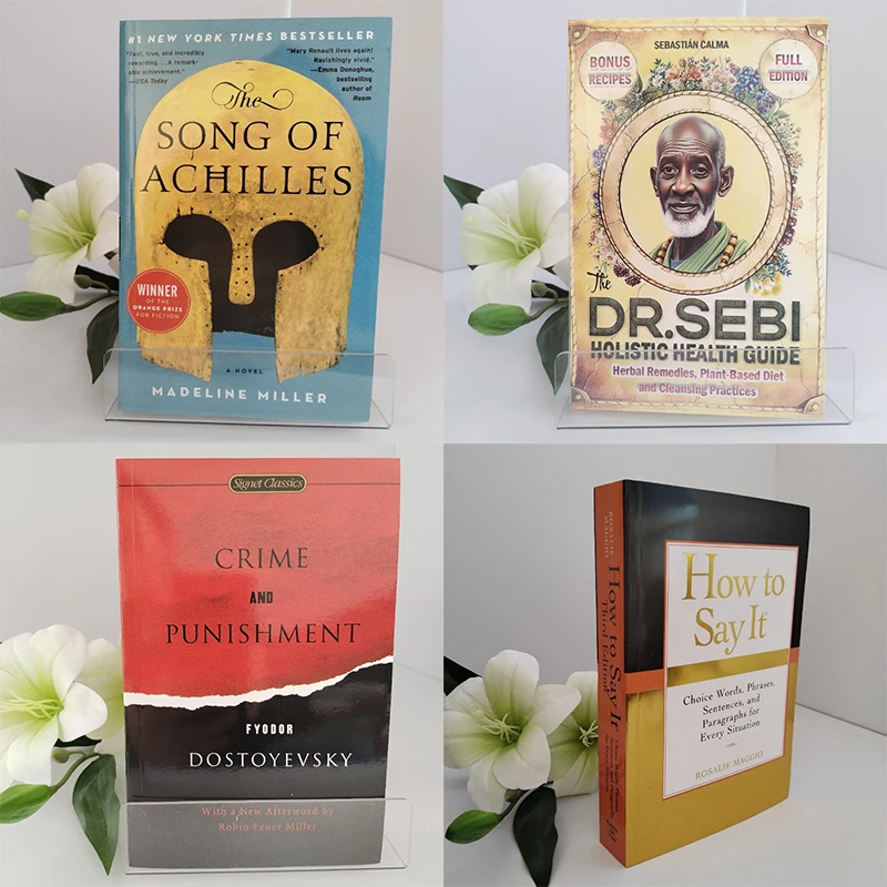 The Song of Achilles&DRSEBIHOLISTICHEALTHGUIDE&Crime and Punishment&How to Say It English Books Livros Libros Hot Selling Books