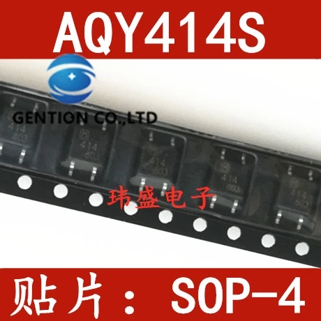 

10PCS AQY414 AQY414S light coupling solid state relay SOP-4 in stock 100% new and original