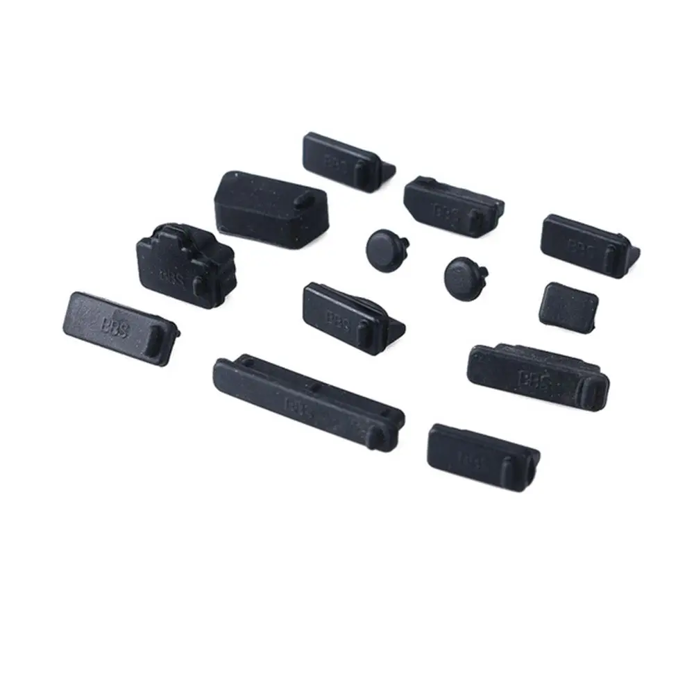 13Pcs/Set RJ45 Computer Accessories For Laptop PC Tablet Silicone Anti-Dust Plug Dustproof Cover Interface Cover Dust Stopper