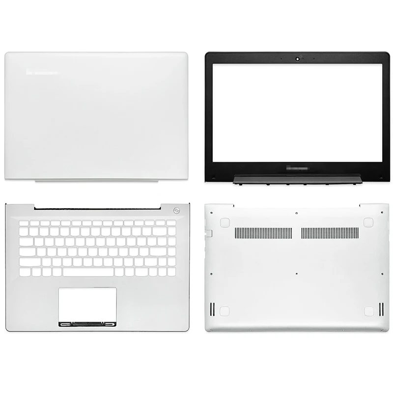 

New For Lenovo S41 S41-70 S41-75 U41-70 500S-14ISK 300S-14ISK Laptop LCD Back Cover Front Bezel Palmrest Bottom Case White