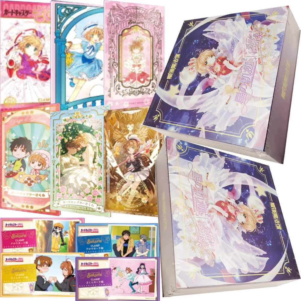Card Captor Sakura Collection Cards UR SR PR Trendy and Exquisite Art Design Anime Character Portrait Cards Gift for Teenager