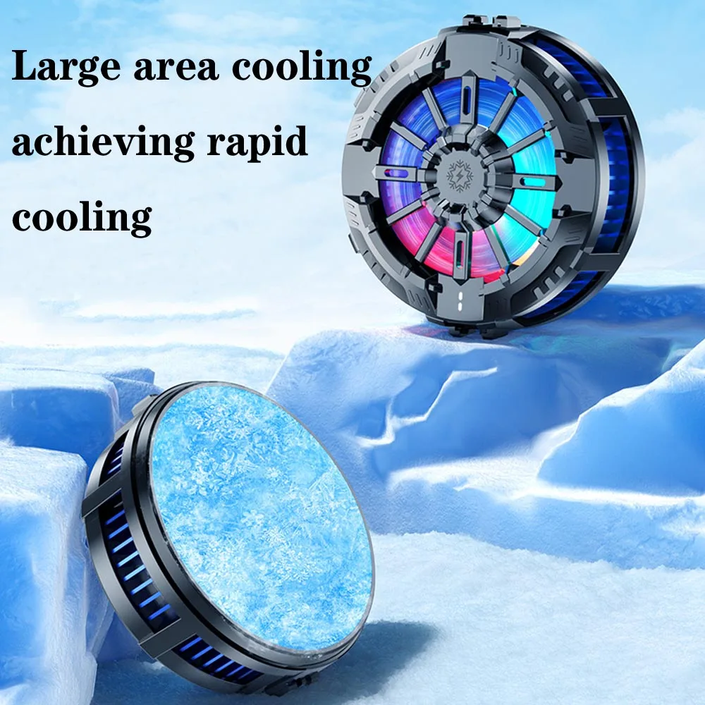 2024 NEW Magnetic/ Back-clip Mobile Phone Semiconductor Cooling Radiator PUBG Game Cooler  for IPhone Android Cool Heat Sink