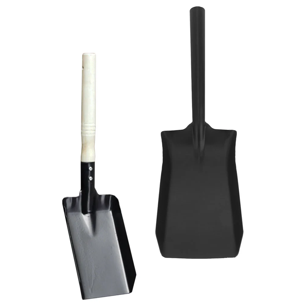 2 Pcs Mini Spatula Gardening Tool Outdoor Snow Removing Iron Spade Ice Head