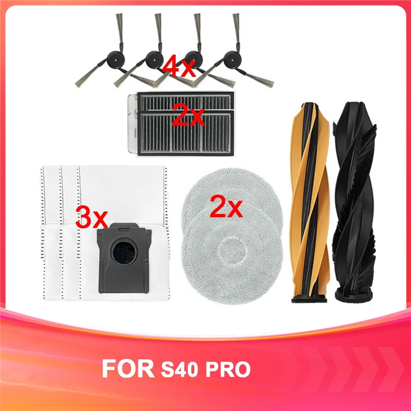 

LUCK-Suitable For Dreame S40 PRO Sweeping Robot Accessories Enhanced Sweeping Robot Accessories Sweeping Robot Replacement
