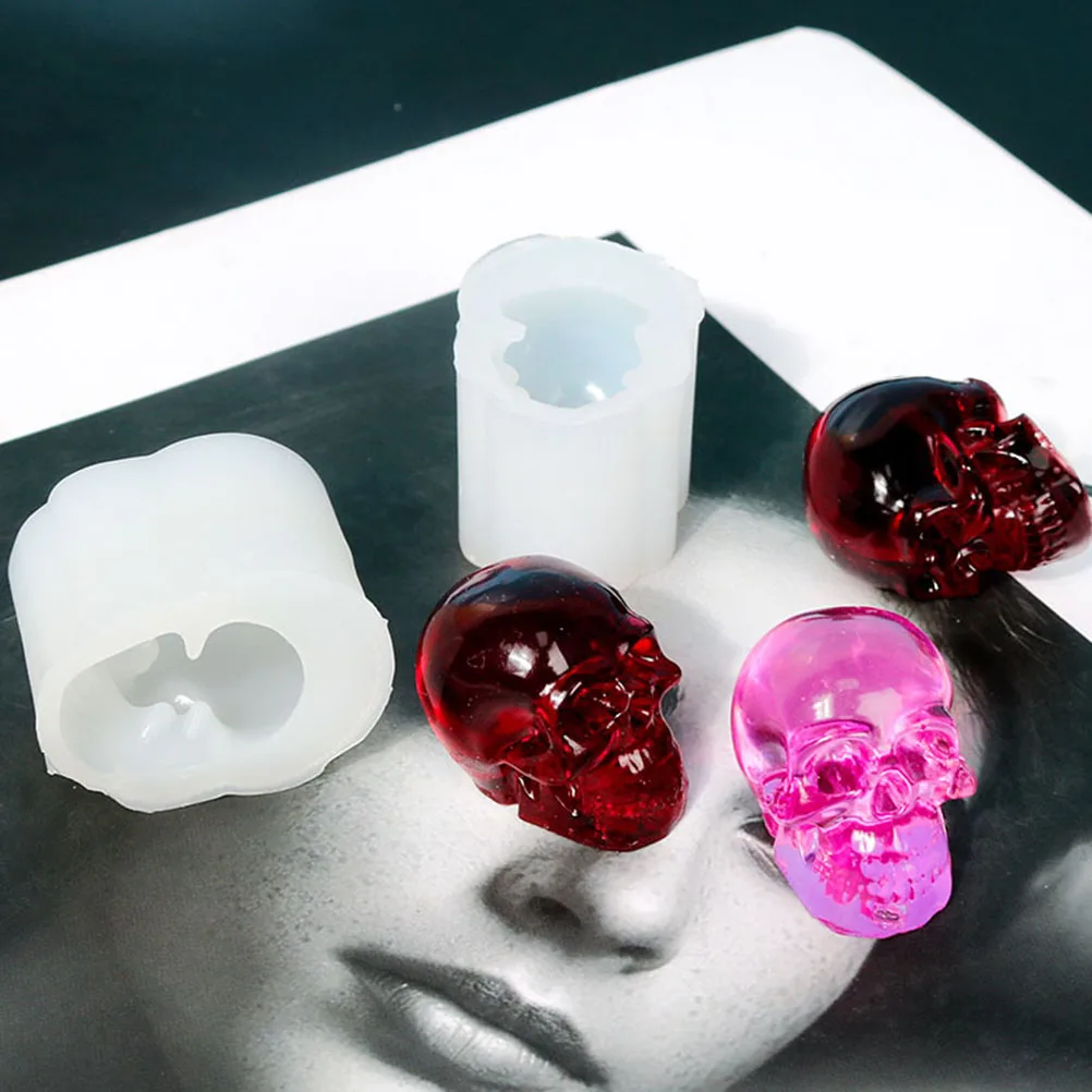 

Creative Skull Silicone Craft Molds Flexible Skull Molds for Unique Jewelry Projects