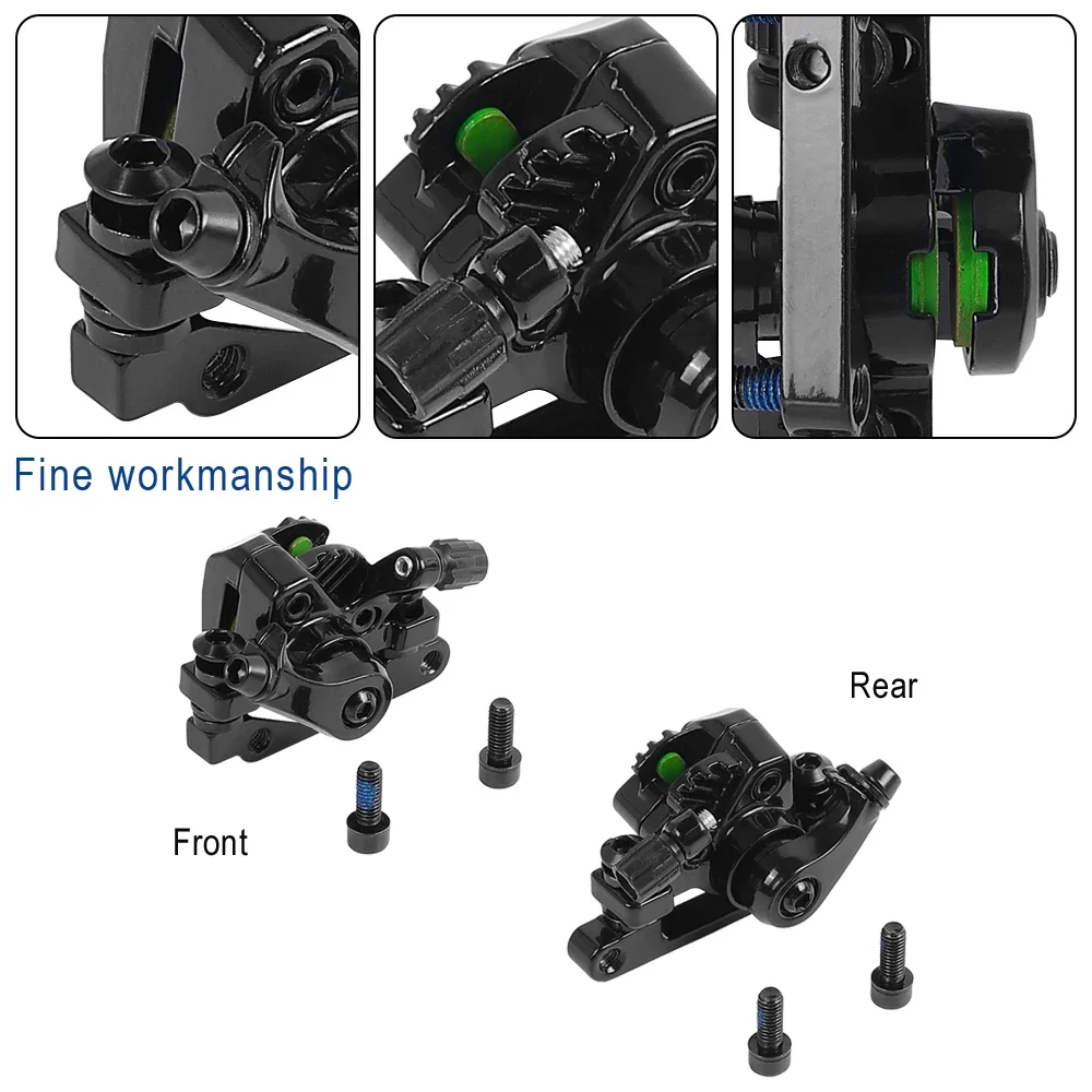 Elektroroller Vorder- und Hinterrad-Scheibenbremse Bremssattel Bremsscheibe Bremsbeläge-Set für KuKirin G2 Pro G2 Max Kickscooter Zubehör – Detail 5