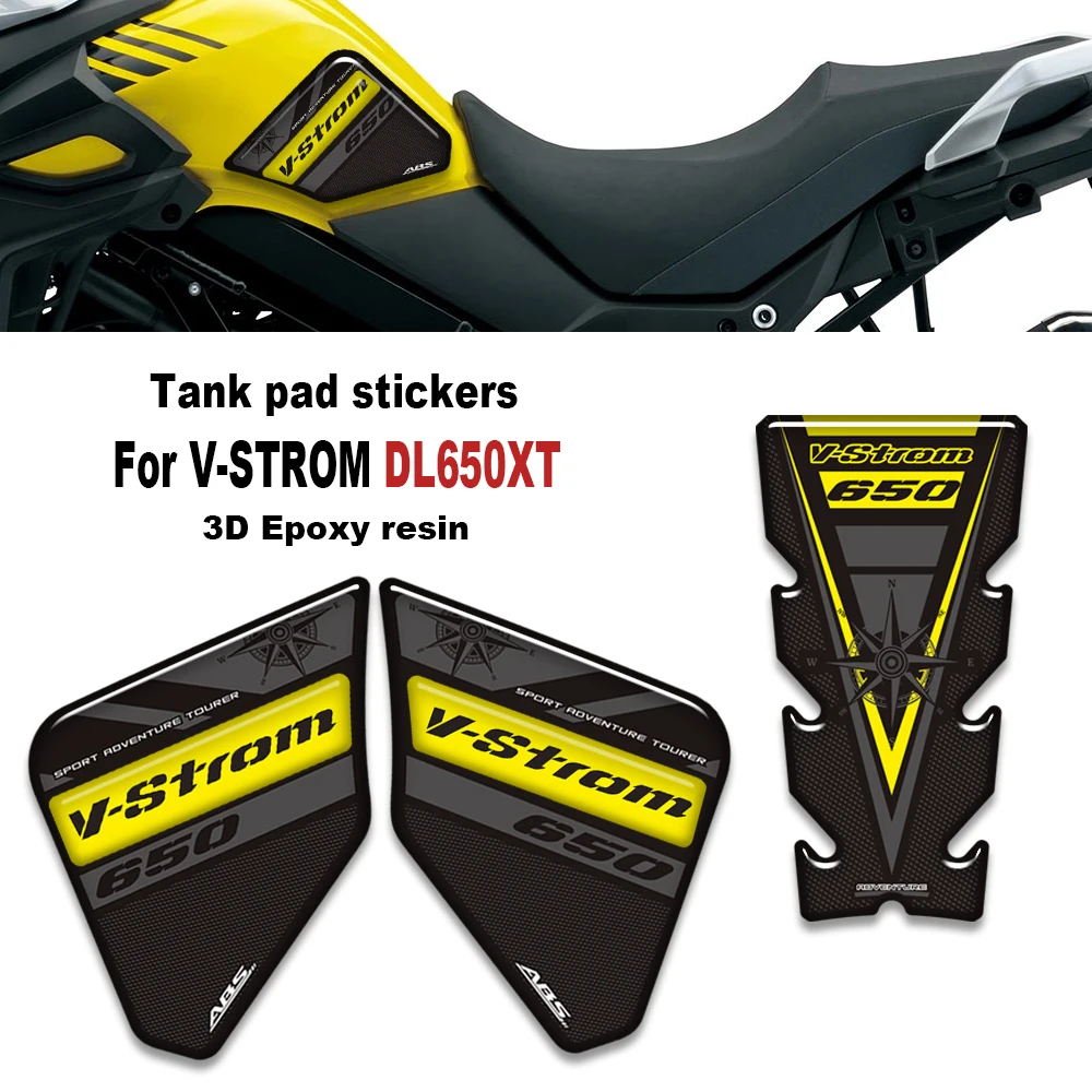 

For Suzuki V STROM VSTROM DL 650 XT 650XT Motorcycle 3D Epoxy resin stickers decals protection decoration kit