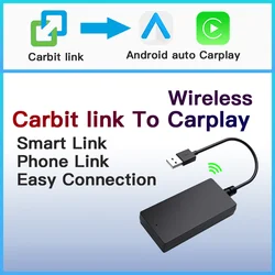 Carbit link Smartlink Phonelink Easy connect to Wireless CarPlay Android Auto Smart Box car play Hongqi Baic Jetour Geely Chery
