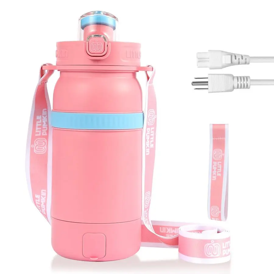 

Дорожный электрический чайник 110 В, портативный электрический чайник с защитой от ожогов, поставляется с ремешком для чашки, с контролем температуры, автоматическим шу