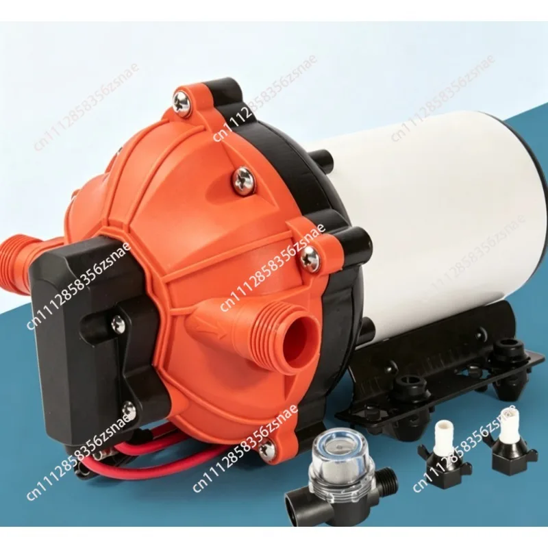 Suitable for self-priming high pressure flushing 12 volt DC industrial diaphragm water pump yacht large flow 24V sprayer
