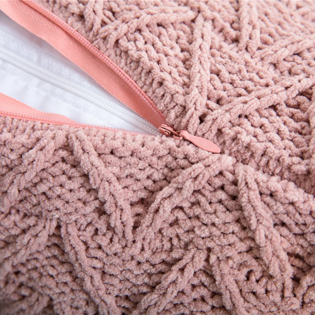 

1Pcs Chenille Throw Pillow Cover Soft Nordic Tassel Style for Sofa Chair Couch Bed Window Seat Home Decorative Cushion