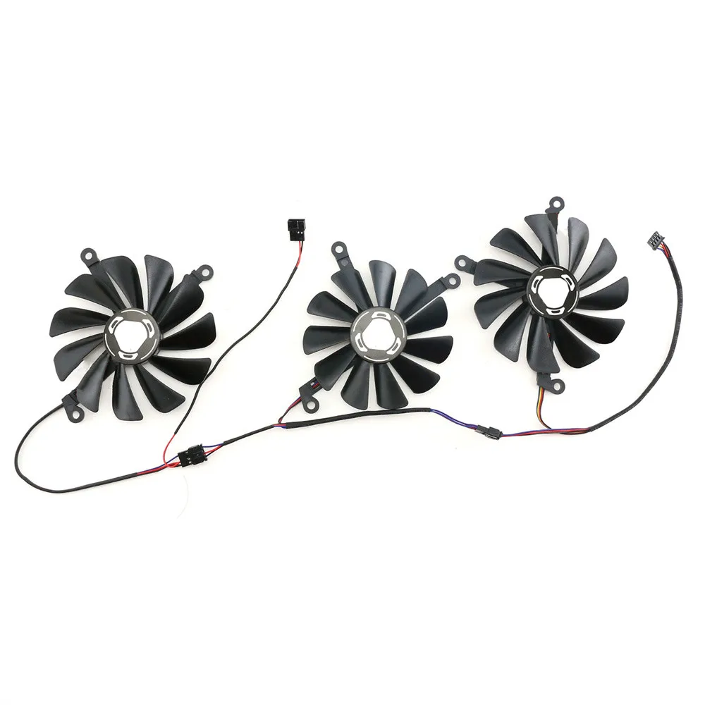 substituicao do ventilador de refrigeracao 11 blade placa de video cooler para xfx rx6800 6800xt 6900xt graficos cf1015u12d cf9015u12d dc12v pc pcs 01