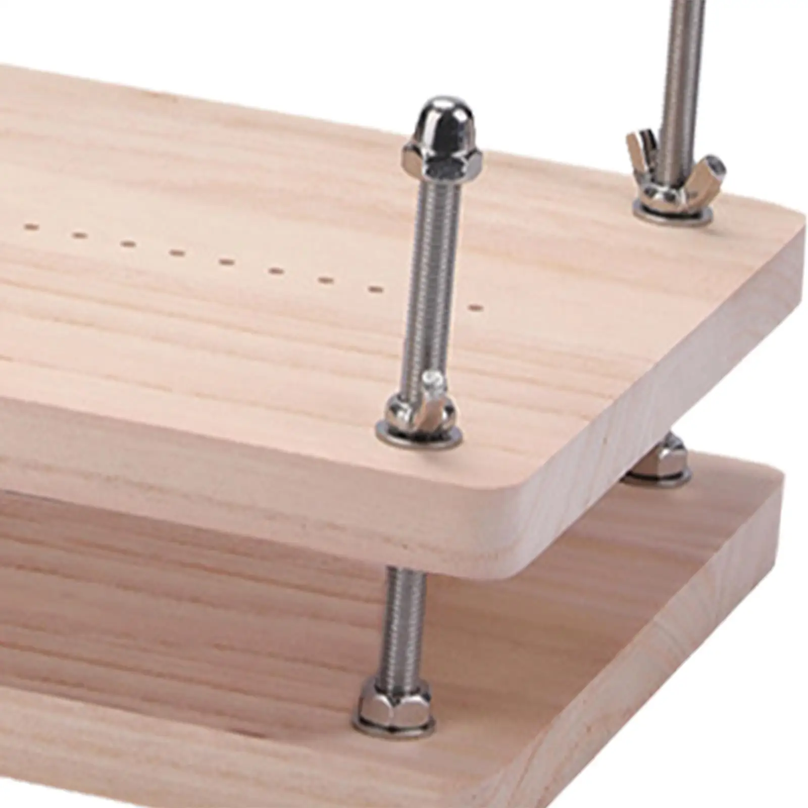 Wooden Book Press DIY Crafting Multifunction for Bookbinding Home Office