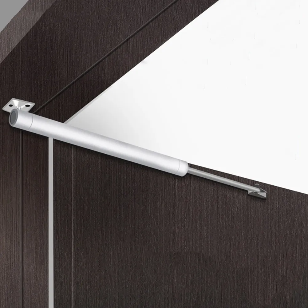 1Pcs Pneumatic Door Closer Aviation Aluminum Automatic Closing Spring Door Closer for Home Office Metal Wood Fire Doors Noise