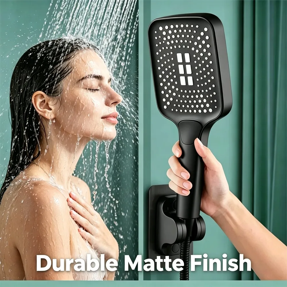 

Adjustable three mode shower large flow high-pressure water-saving shower mixing nozzle bathroom accessories