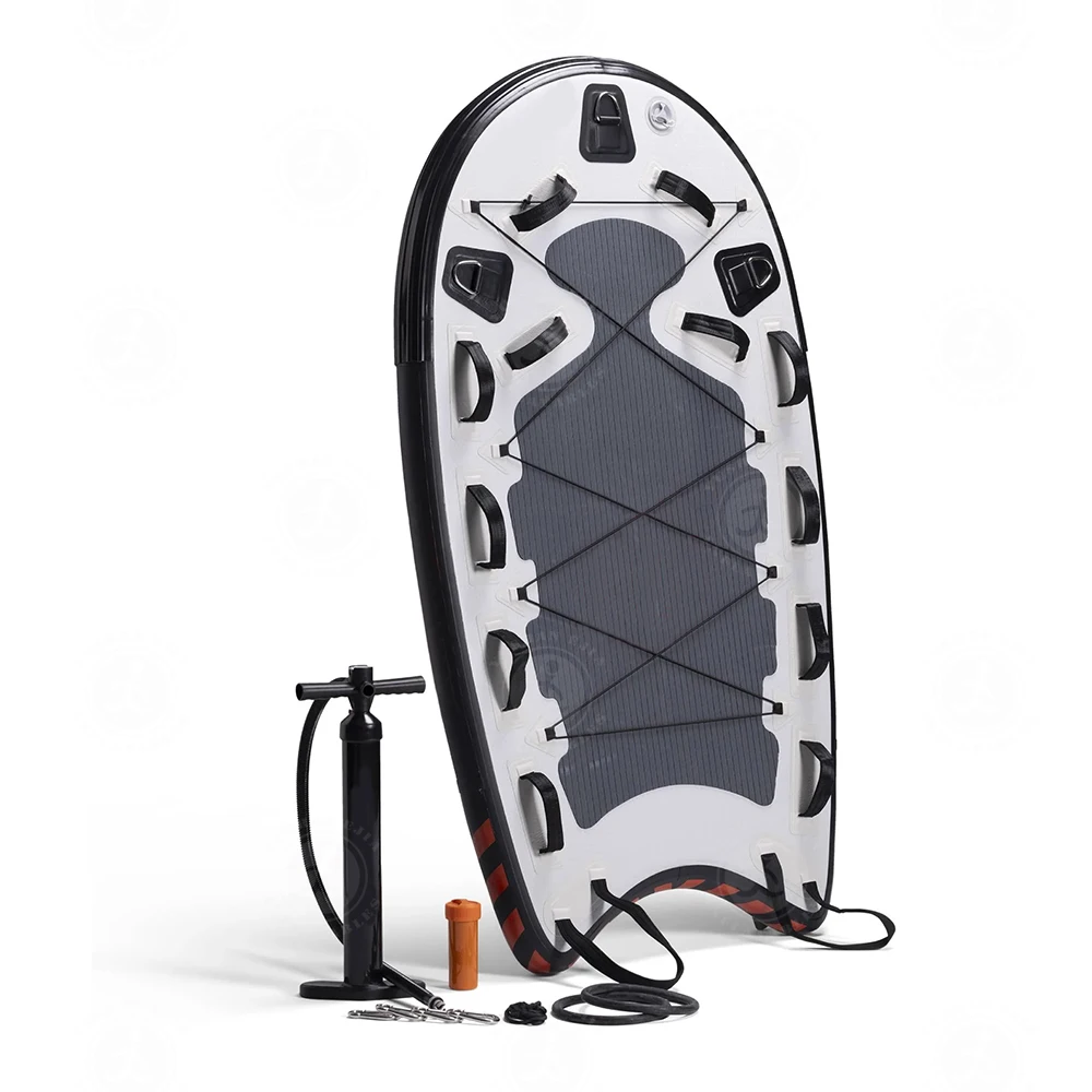 

Inflatable Bodyboard Water Rescue Sled Inflatable Floating Mat Jet Ski Rescue Sled For Surf Life Saving