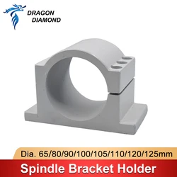 Aluminium Spindle Bracket Holder Mount Clamps Dia. 65/80/100/105mm Tool For CNC Engraver Router Motor Machine