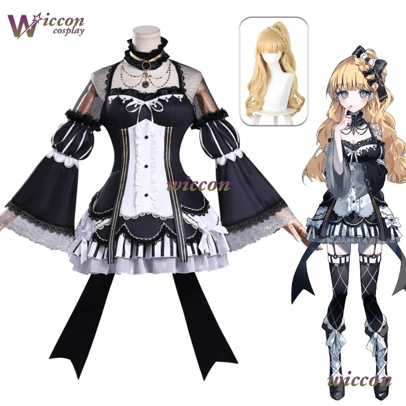 UhA chica mágica bruja prueba Saeki Milia Cosplay disfraz juego de juez traje personaje femenino juego de rol fiesta de Halloween Cos